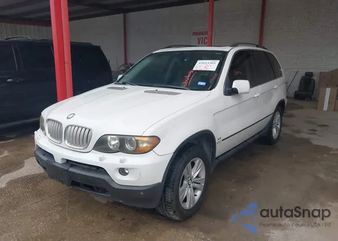 2006 BMW X5 4.4I z USA, uszkodzony, nr VIN 5UXFB53566LV25675